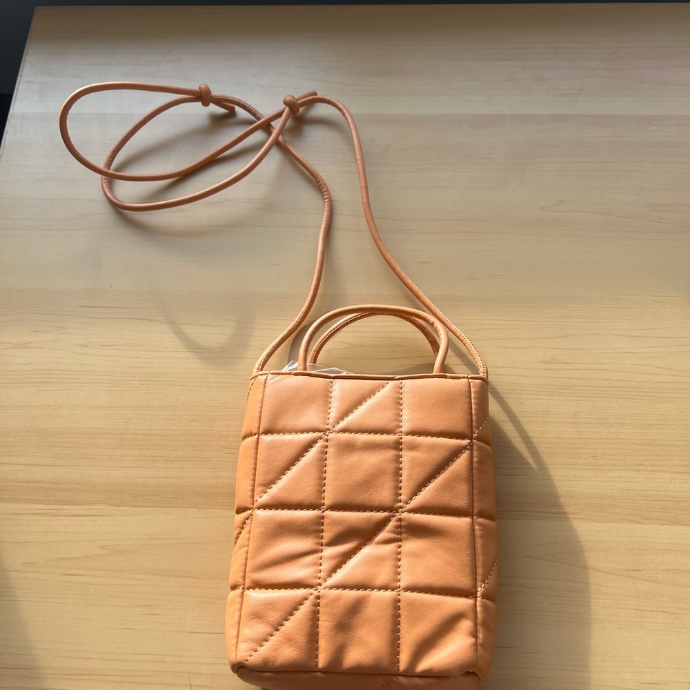 Lowrys farm Tan crossbody bag with adjustable straps